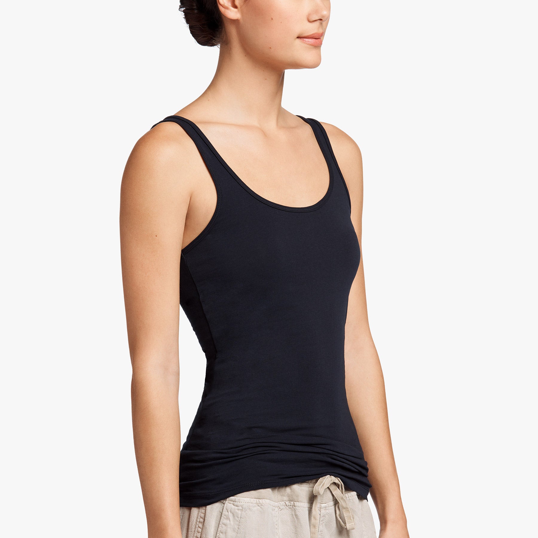 Long Jersey Tank - Deep Pigment | James Perse Los Angeles