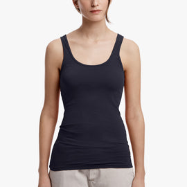 Long Jersey Tank in French Navy | James Perse Los Angeles