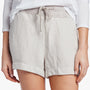 Canvas Linen Short In Silver | James Perse Los Angeles