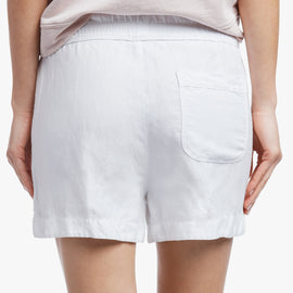 Canvas Linen Short In White | James Perse Los Angeles