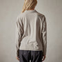 Clean Finish Jersey Open Polo in Dapple | James Perse Los Angeles 