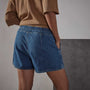 Patch Pocket Denim Short - Dark Indigo | James Perse Los Angeles