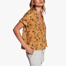 Island Print Shirt In Comet Island Print | James Perse Los Angeles