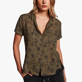 Island Print Shirt In Sergeant Island Print | James Perse Los Angeles