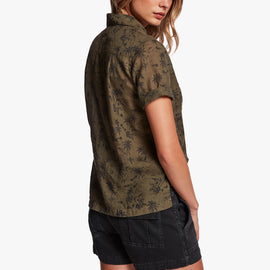 Island Print Shirt In Sergeant Island Print | James Perse Los Angeles