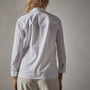 Matte Stretch Poplin Long Sleeve Shirt in White | James Perse Los Angeles