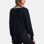 Cotton Linen Boat Neck Sweater In Blue Grey | James Perse Los Angeles