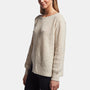 Cotton Linen Boat Neck Sweater In Ivory | James Perse Los Angeles