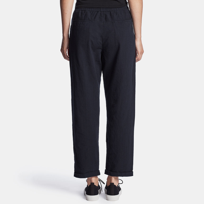 Cotton Pinstripe Lounge Pant In Notte | James Perse Los Angeles