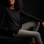 Long Sleeve High Gauge Jersey Tee - Black | James Perse Los Angeles