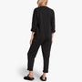 Luxe Lotus Jersey Lounge Jumper In Black | James Perse Los Angeles