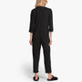 Luxe Lotus Jersey Lounge Jumper In Black | James Perse Los Angeles