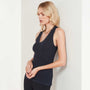 Cotton Linen Sweater Tank In Navy | James Perse Los Angeles
