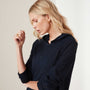 Cotton Linen Raglan Hoodie In Navy | James Perse Los Angeles