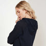 Cotton Linen Raglan Hoodie In Navy | James Perse Los Angeles