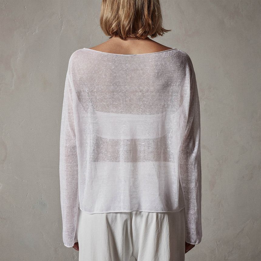 Soleil Linen Shell Top in White | James Perse Los Angeles