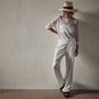 Soleil Linen Shell Top in White | James Perse Los Angeles