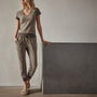 Mixed Media Pant in Ammo Pigment | James Perse Los Angeles