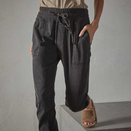 Mixed Media Pant - Carbon | James Perse Los Angeles