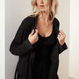 Jersey Robe - Black | James Perse Los Angeles