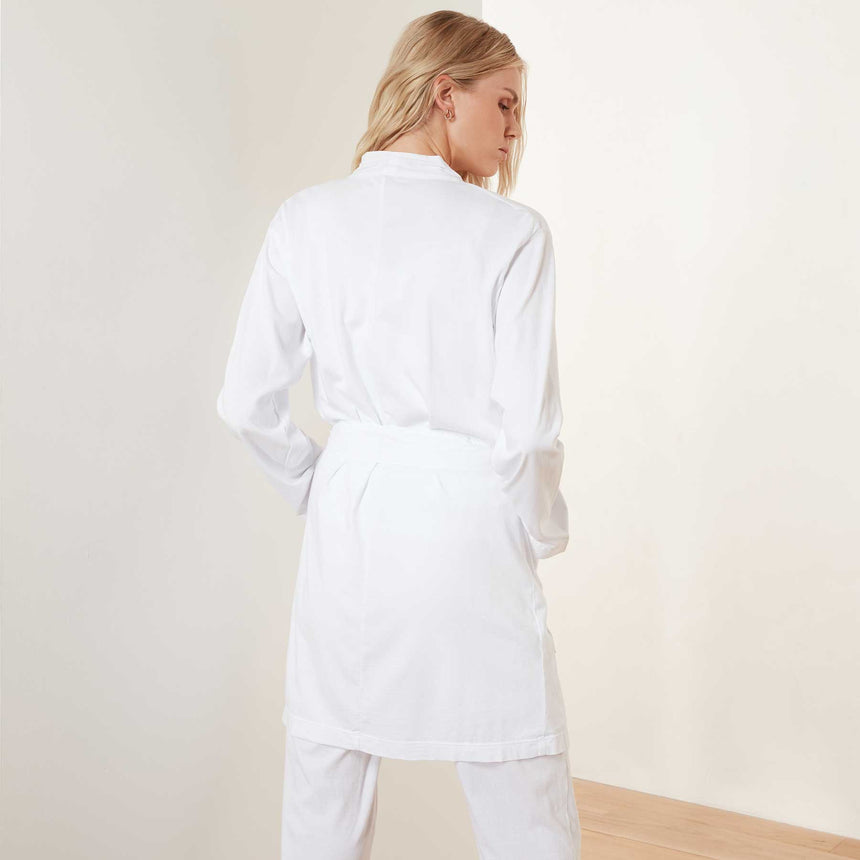Jersey Robe - White | James Perse Los Angeles
