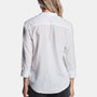 Collarless Safari Shirt - White | James Perse Los Angeles