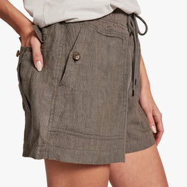 Linen Military Short In Artichoke | James Perse Los Angeles