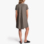 Linen Back Pleat Shift Dress In Artichoke | James Perse Los Angeles