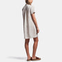 Linen Pocket Shirt Dress In Wheat | James Perse Los Angeles