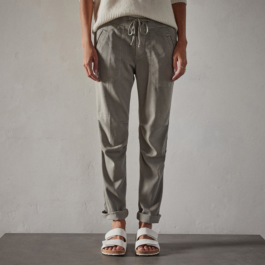 Soft Drape Pant in Concrete Pigment | James Perse Los Angeles