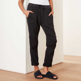 Soft Drape Pant In French Navy | James Perse Los Angeles