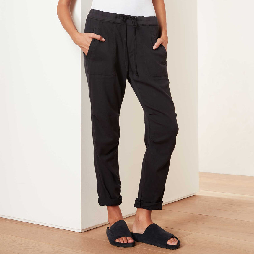 Soft Drape Pant In French Navy | James Perse Los Angeles
