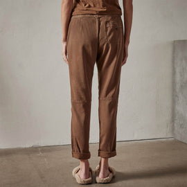 Soft Drape Pant in Gingerbread Pigment | James Perse Los Angeles