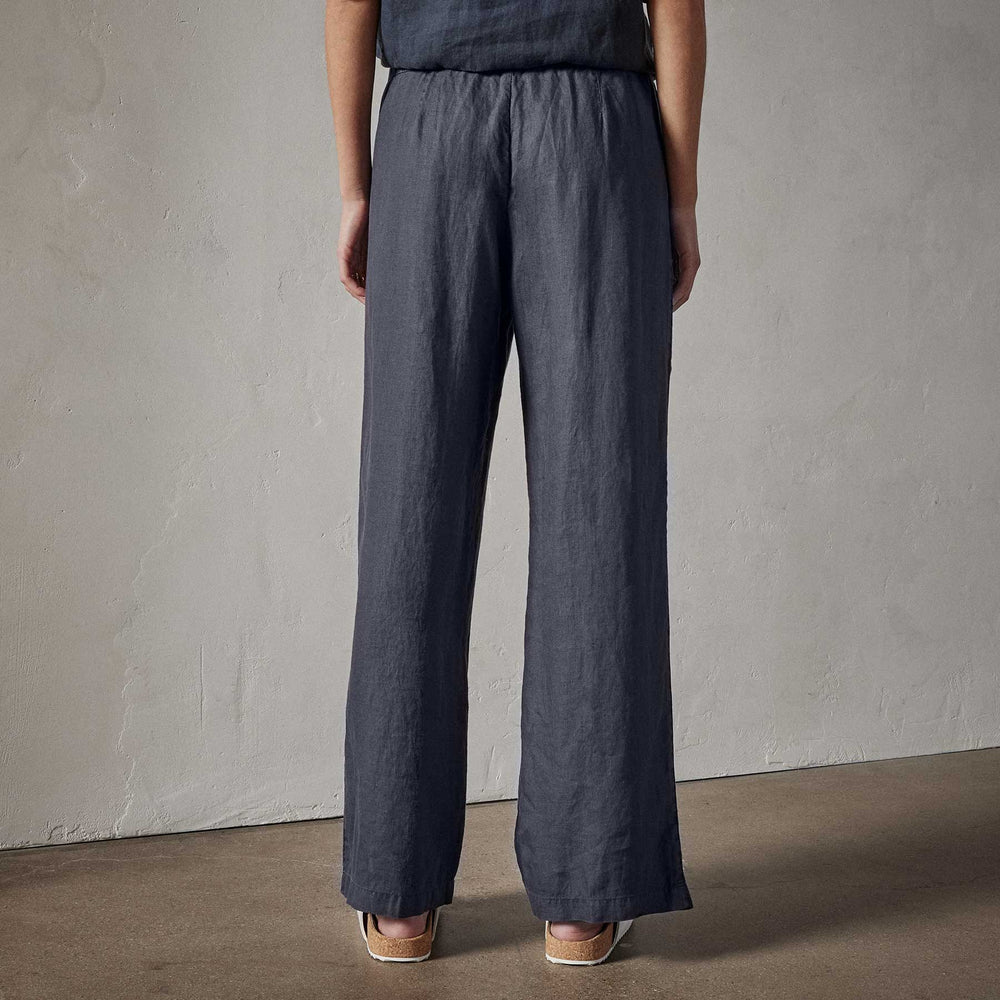 Lightweight Linen Pant in Blue Oil | James Perse Los Angeles 