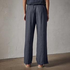 Lightweight Linen Pant in Blue Oil | James Perse Los Angeles 
