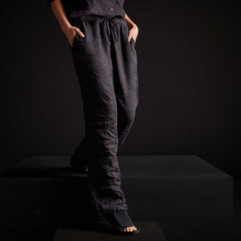 Linen Lounge Pant in French Navy Pigment | James Perse Los Angeles