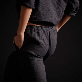 Linen Lounge Pant in French Navy Pigment | James Perse Los Angeles