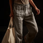 Lightweight Linen Pant - Fume Pigment | James Perse Los Angeles