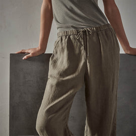 Linen Lounge Pant in Platoon Pigment | James Perse Los Angeles