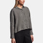 Canvas Linen Boxy Shirt In Artichoke | James Perse Los Angeles