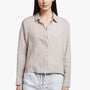 Canvas Linen Boxy Shirt - Driftwood | James Perse Los Angeles