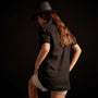 Lightweight Linen Pullover Shirt - Black | James Perse Los Angeles