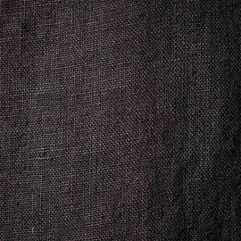 Open Front Linen Top in Black | James Perse Los Angeles