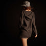 Lightweight Linen Hooded Tunic - Magma Pigment | James Perse Los Angeles