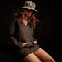 Lightweight Linen Hooded Tunic - Magma Pigment | James Perse Los Angeles