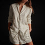 Lightweight Linen Shirt - Paste Pigment | James Perse Los Angeles