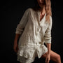 Lightweight Linen Shirt - Paste Pigment | James Perse Los Angeles