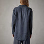 Lightweight Linen Shirt in Blue Oil | James Perse Los Angeles 