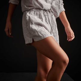 Lightweight Linen Short - White | James Perse Los Angeles