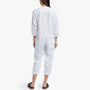 Canvas Linen Jumper In White | James Perse Los Angeles